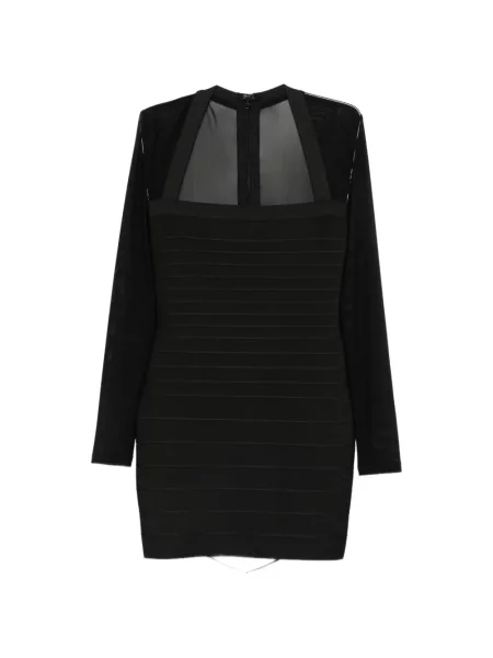 Rochie mini Hervé Léger plasă negru