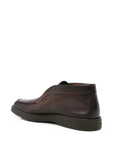 Chiloți Santoni din piele slip-on maro