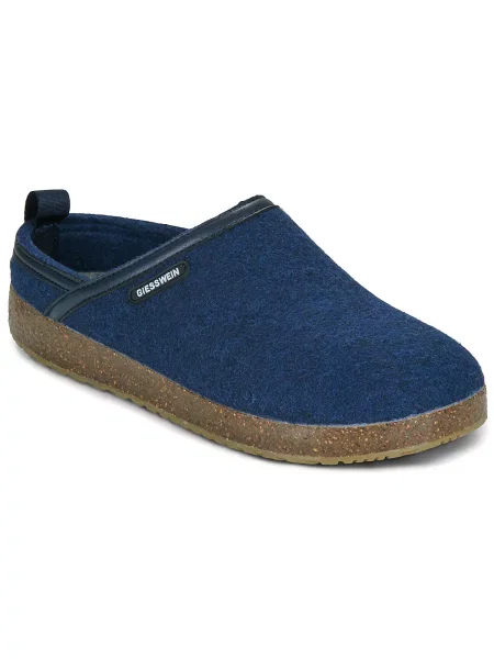 Volnene nogavice Giesswein modra