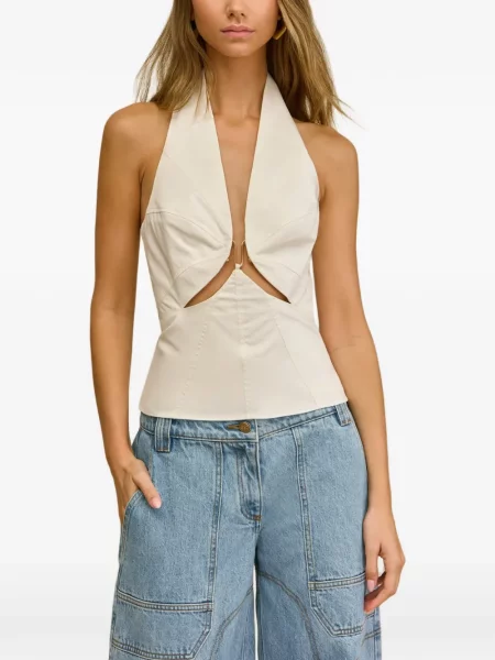 Top Cult Gaia cu gât halter