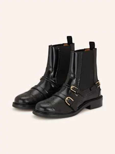 Sandro Botki Chelsea schwarz czarne