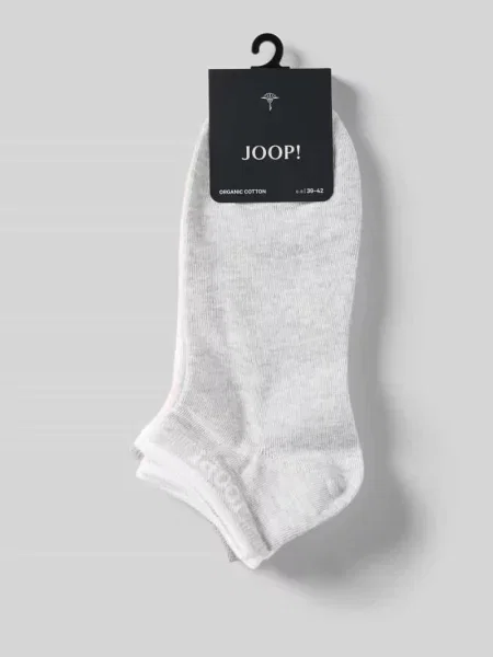 Skarpety do sneakersów z detale z logo w zestaw 3 szt. Joop! Collection różowe