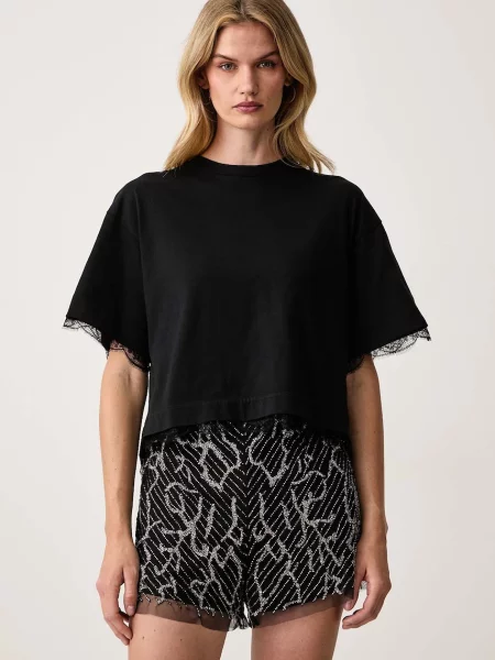 AllSaints tricou pentru femei NIA negru