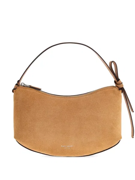 Geantă Kate Spade din piele de căprioară cu bretele portocaliu