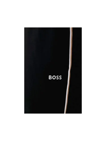 BOSS spodnie lounge Iconic Pants czarne