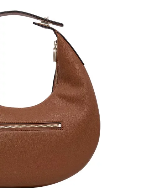 Geantă shopper Guess cu autograf maro