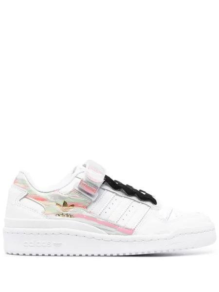 Sneakerși Adidas Forum din piele alb