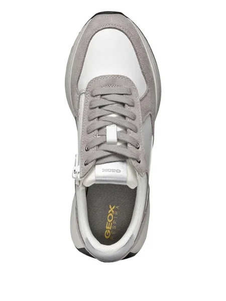 Велурени маратонки Geox сиво