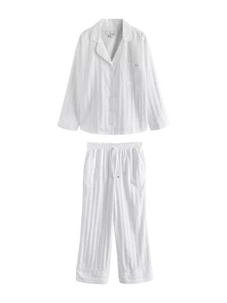 Next Pijama alb