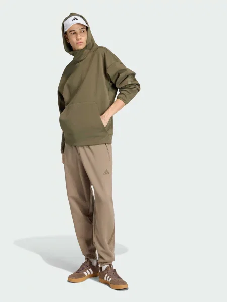 Повседневные брюки Adidas бежевые