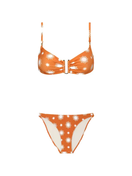 Bikini Daze Dayz cu imagine portocaliu