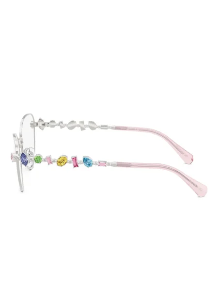 Ochelari de soare Swarovski Eyewear de cristal argintiu