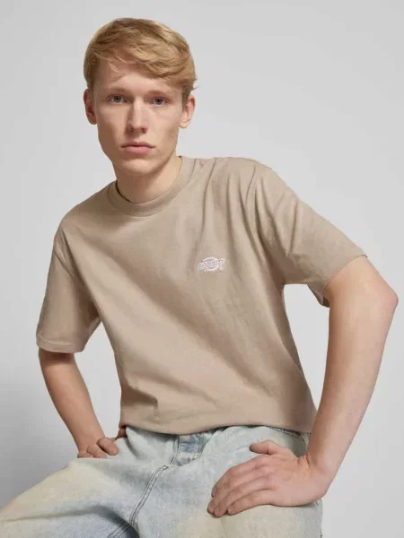 T-shirt z nadrukiem z logo model ‘SUMMERDALE’ Dickies beżowa