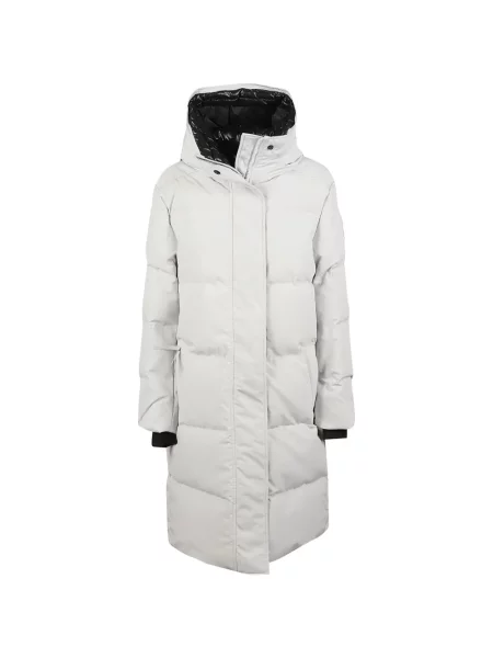 Palton Canada Goose cu glugă gri