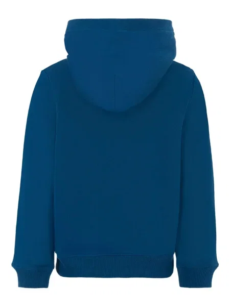 Bluza z kapturem dziecięca Calvin Klein niebieska
