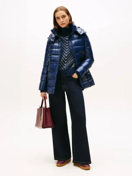 Kabát Tommy Hilfiger kék