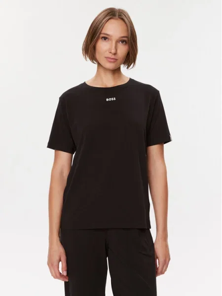 Boss Cămașă pijama negru