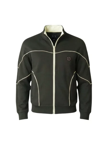 Bluza rozpinana Armani Exchange zielona