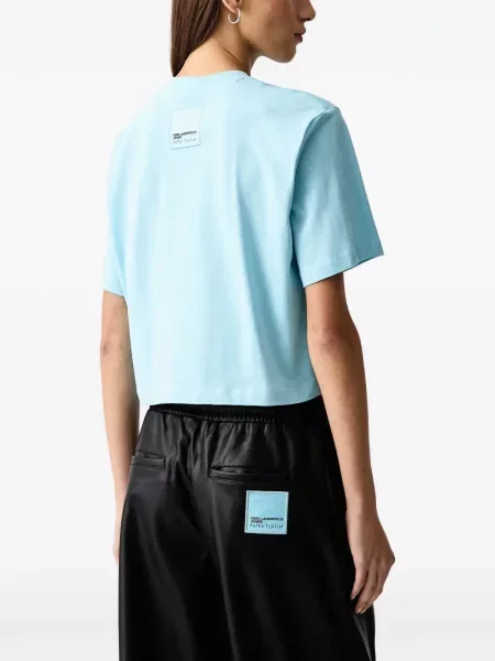 Koszulka Karl Lagerfeld Jeans niebieska