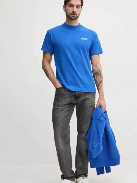 Футболка Red Bull Racing x Pepe Jeans REDBULL TEAM TEE фіолетовий однотонний червона