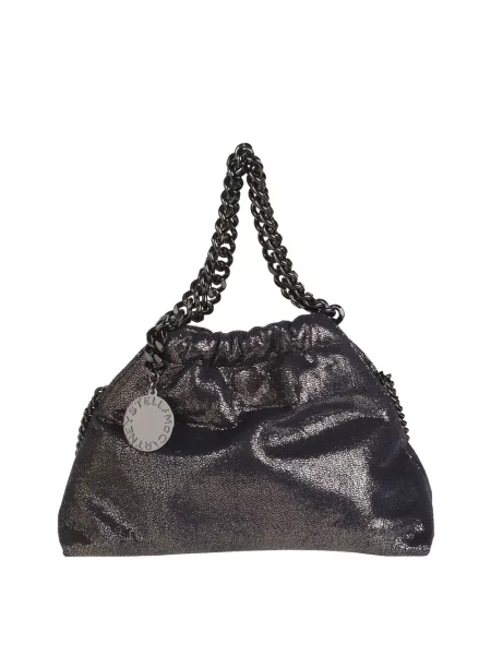 Torebka Stella Mccartney ze sznurkiem niebieska