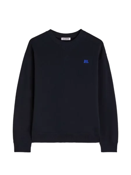 Hanorac Jil Sander cu broderie albastru