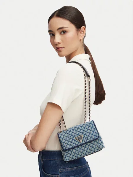 Torbica Guess Giully II Mini plava