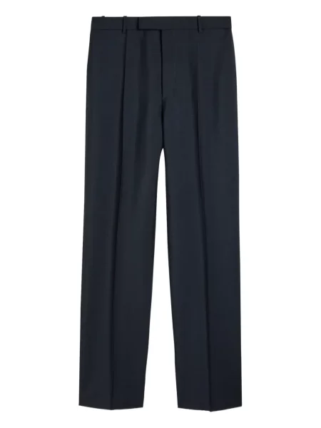 Pantaloni Jil Sander plisate albastru