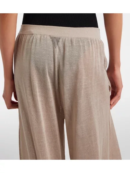Pantaloni Alaïa de in bej