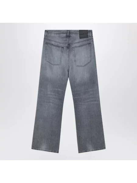 Szerokie jeansy Acne Studios szare
