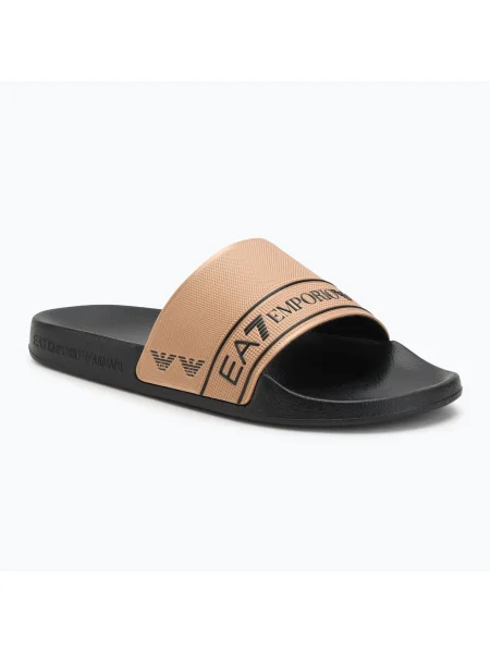 Emporio ArmaniWater Sports Tape flip-flop / arany Water Sports Tape fekete
