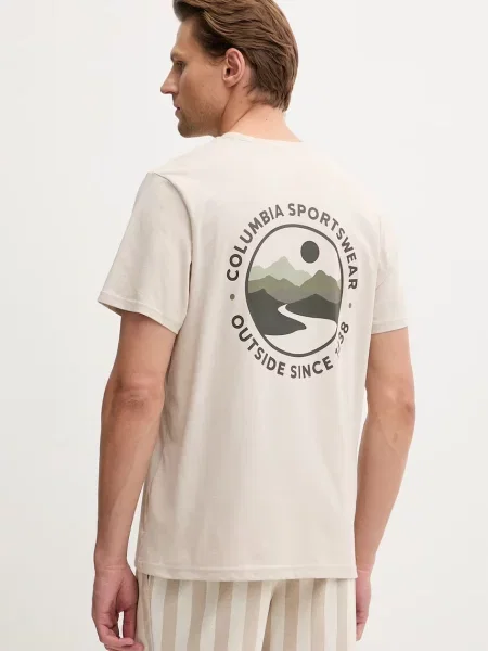 Columbia tričko CSC béžové