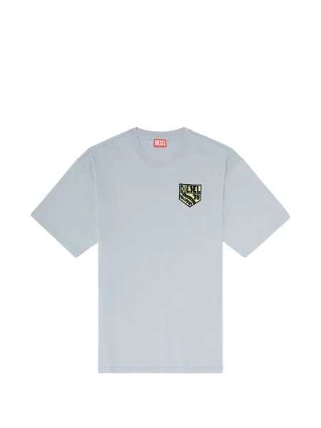 Tricou Diesel cu imagine gri