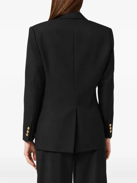 Sacou Philipp Plein din satin negru