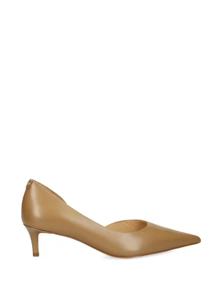 Pantofi cu toc Michael Michael Kors din piele de căprioară cu platformă maro