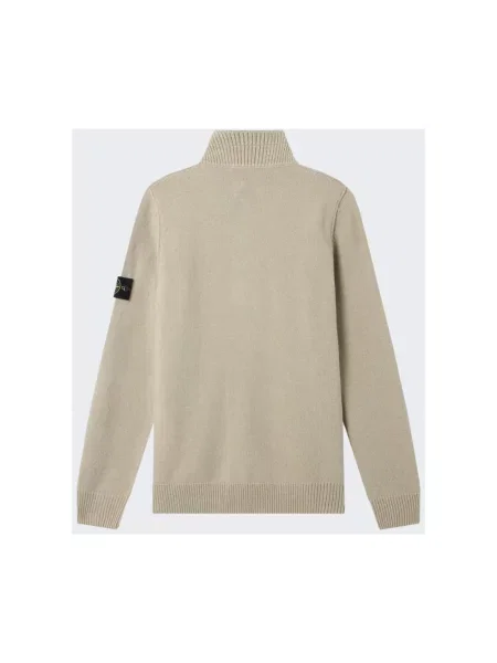 Sweter Stone Island z kamieniami beżowy
