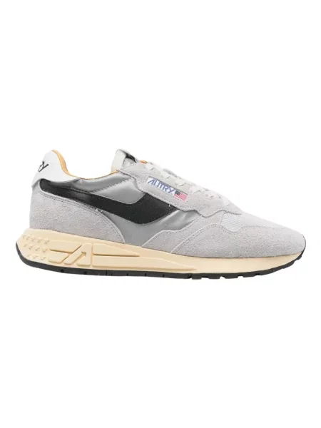 Sneakersy Autry skórzane szare