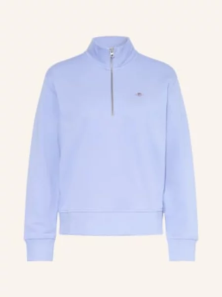 Gant Bluza Dresowa Typu Troyer Shield lila