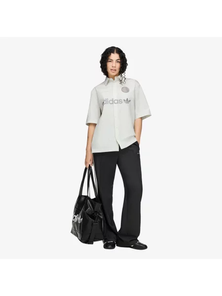 Adidas Originals x SFTM koszula z bawełną biała