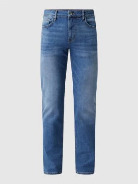 Jeansy o kroju modern fit z dodatkiem streczu model ‘Mitch’ Joop! Jeans niebieskie