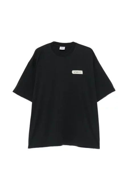 Μπλούζα Vetements με αυτόγραφο μαύρο