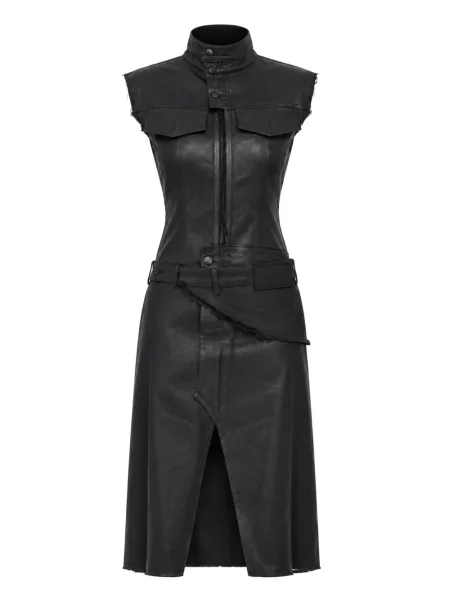 Cu centură rochie din denim Ottolinger negru