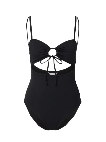 Dámske jednodielne plavky ROXY Beach Classics Fashion antracit čierna