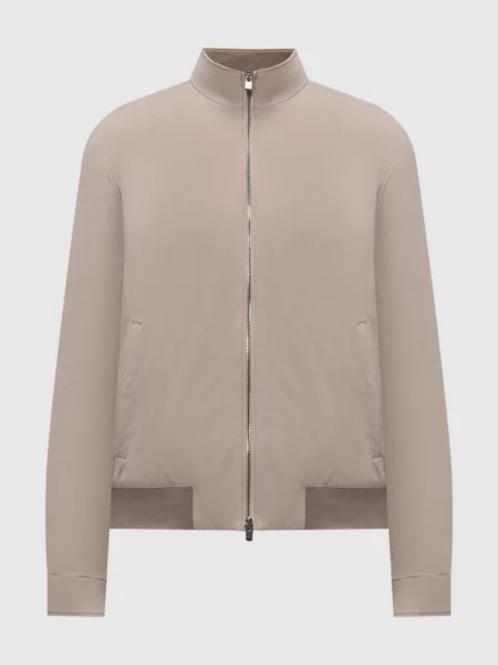 Куртка з логотипом Agnona сіра