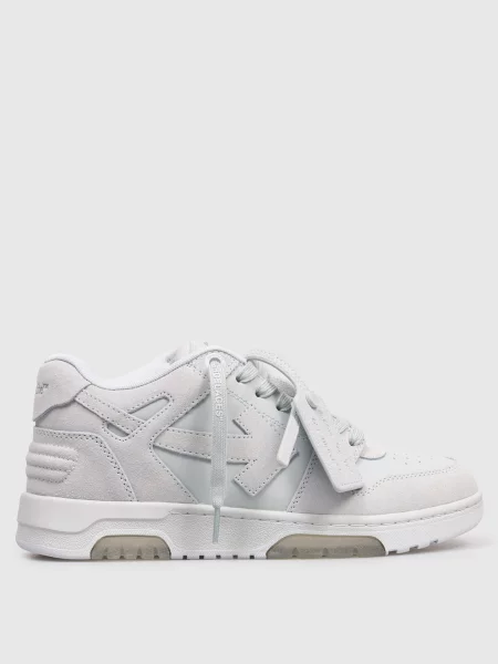 Замшеві кросівки Out Of Office Off-white блакитні