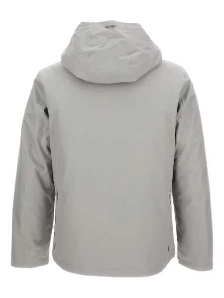 Geacă Woolrich cu glugă gri