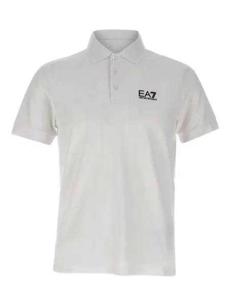 Polo Ea7 Emporio Armani alb