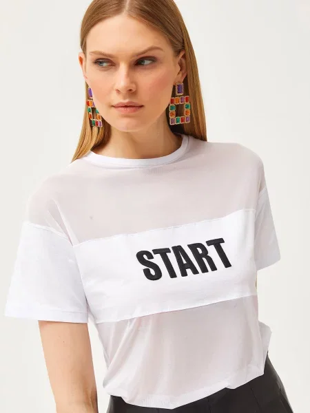 Tričko Olalook biela