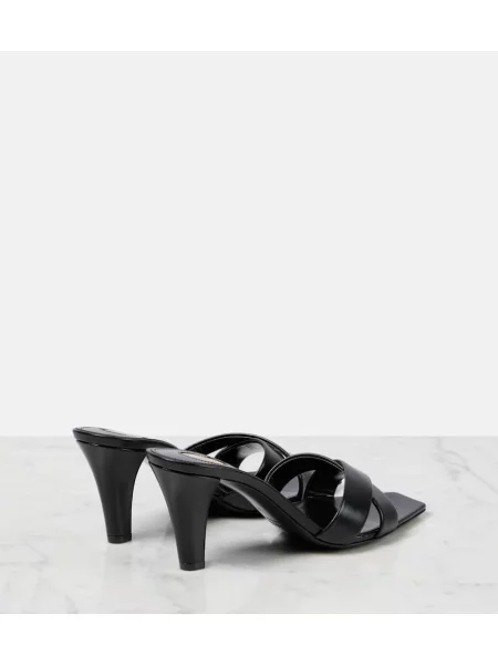 【関税込み】saint laurent JILL' MULES SAINT LAURENT Jill leather mules | NET-A-PORTER
