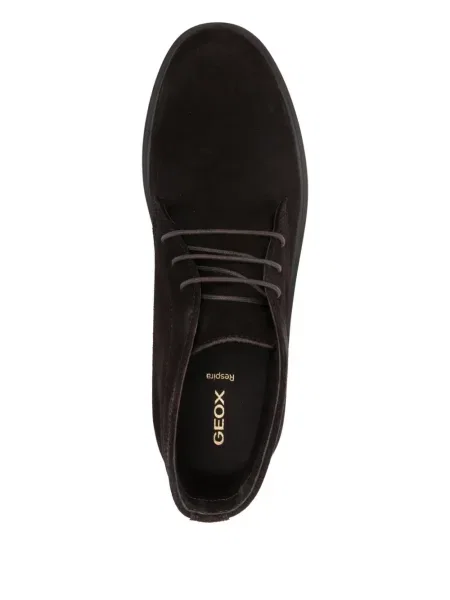 Fűzős csipkés loafer Geox barna